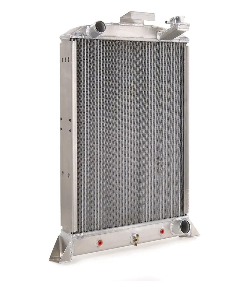 Be Cool 63054 Polished Downflow Radiator – Direct-Fit For 1933–1934 Ford Passenger Cars With Automatic Transmission 1