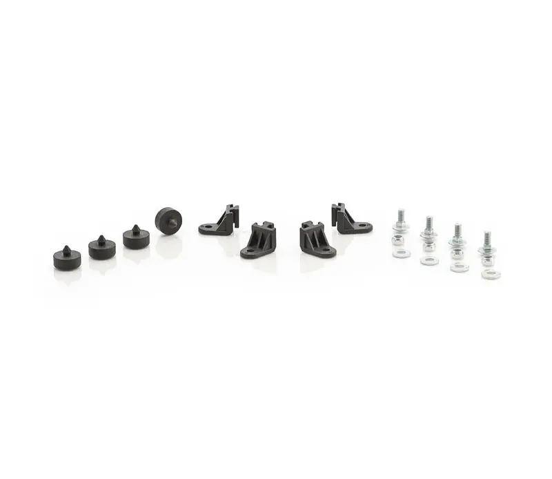 Be Cool Radiator Fan Mounting Kit – Plastic Feet With Hardware, Compatible With Electric Fans 1