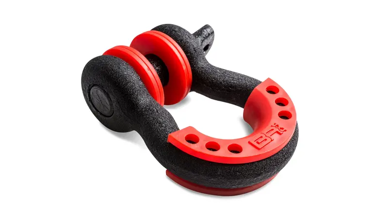 Body Armor 4X4 Black 3/4" D-Ring Mount With Vibration-Dampening Isolators 1