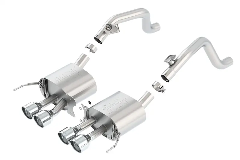 Borla 11881 Atak Axle-Back Exhaust System – Aggressive Tone & Performance Flow 1