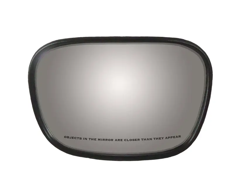 Cipa Usa M25 Hand Mirror; Convex Acrylic Lens; 3.5 X 2.25 In.; W/Velcro Strap Around Palm; 1