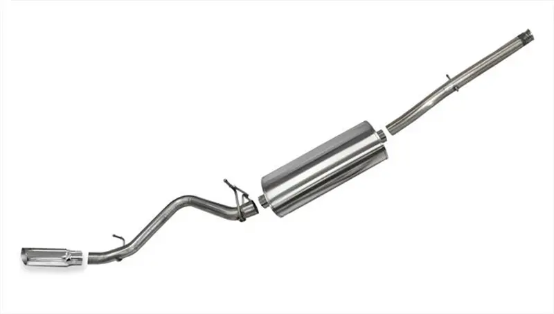 Corsa Performance Cat-Back Exhaust For Silverado/Sierra 1500 – 3" Stainless, Single Exit, Polished Tip 1