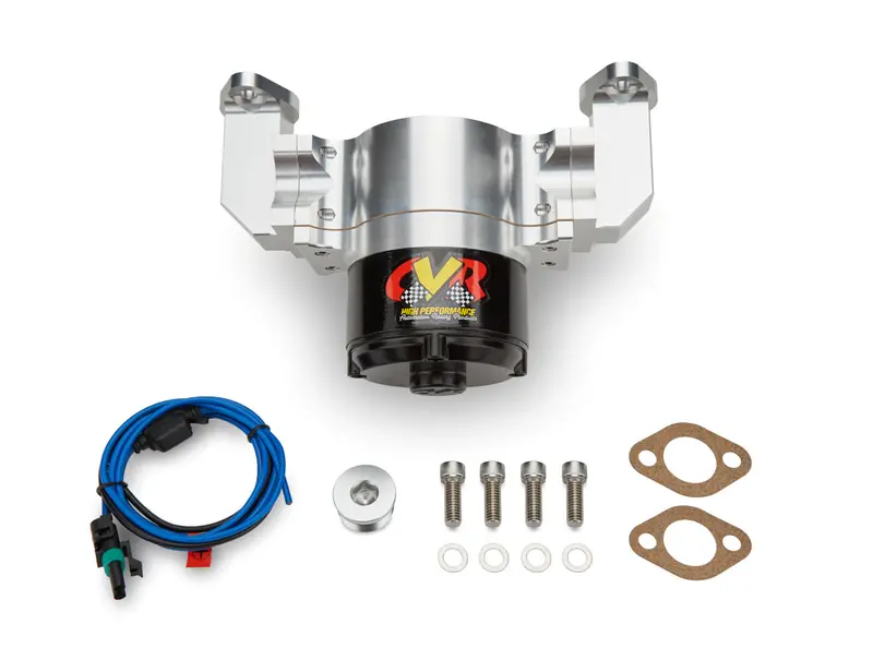 Cvr Performance 8550Cl Billet Aluminum Electric Water Pump – Clear Housing, Sbc Compatible 1