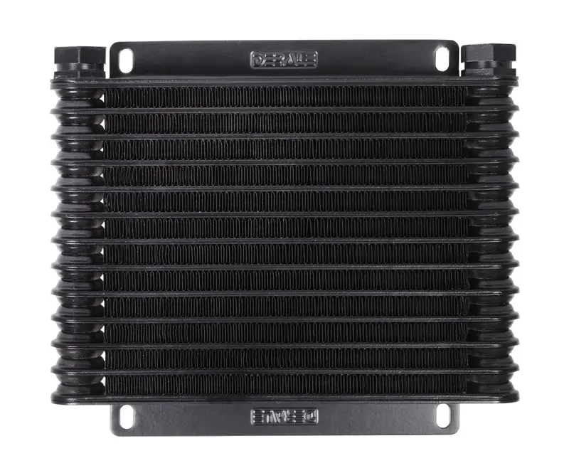 Derale 33603 High-Capacity 13-Row Plate-And-Fin Transmission Cooler – 1/2" Female Pipe Thread 1