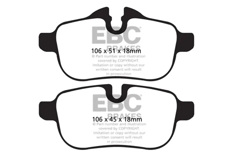 Ebc Dp52046Ndx Bluestuff Ndx Full-Race Brake Pads – Front Set 1
