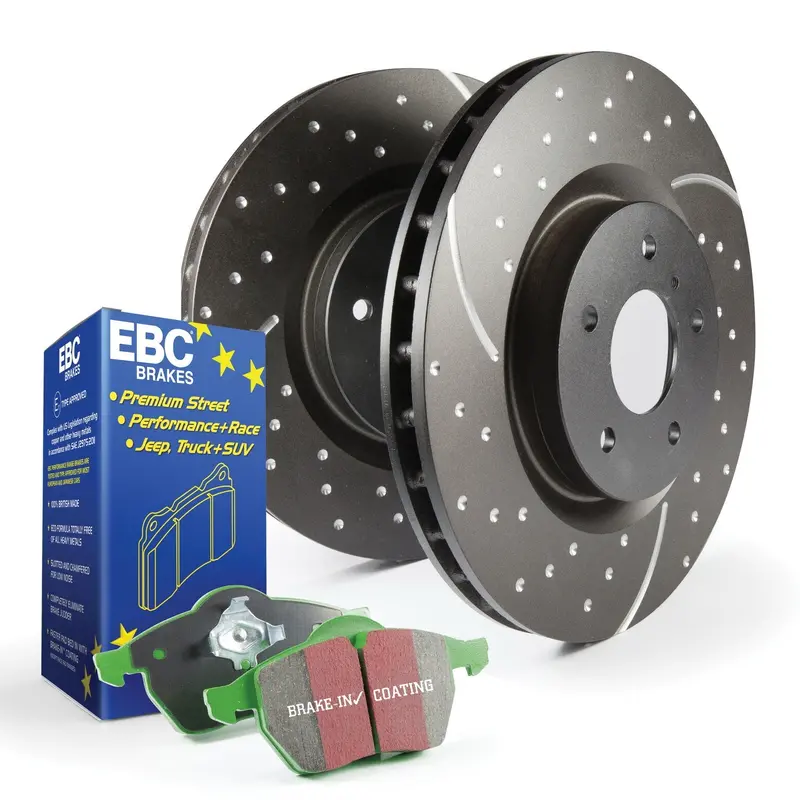 Ebc Greenstuff 2000 Brake Kit With Gd Rotors – S10Kr1076 Performance Package 1