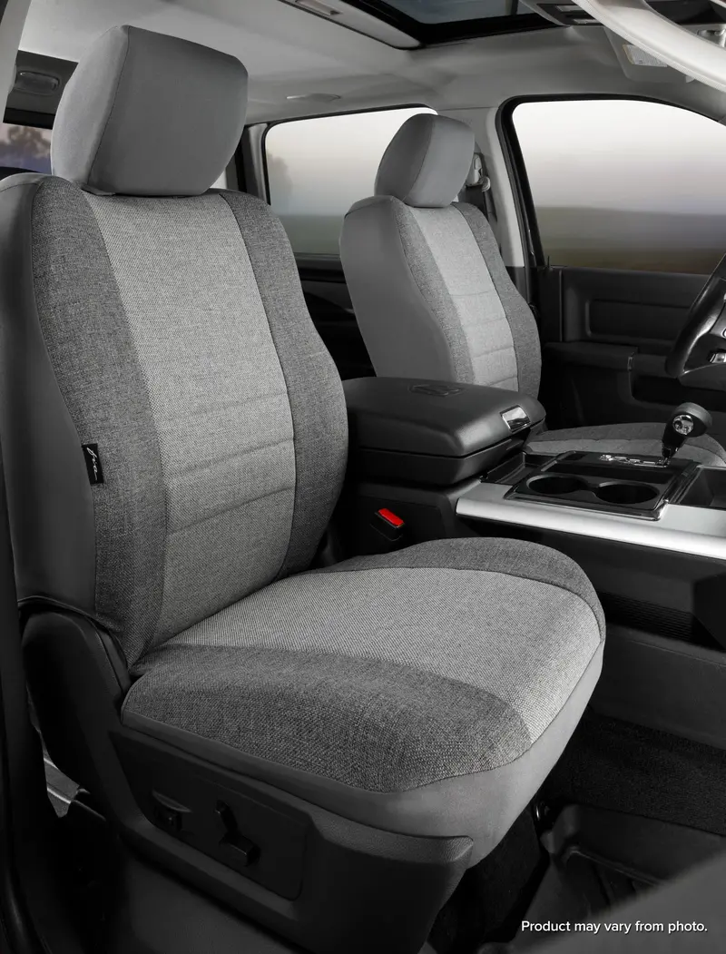 Fia Oe37-12 Gray Tweed Custom Bucket Seat Covers 1