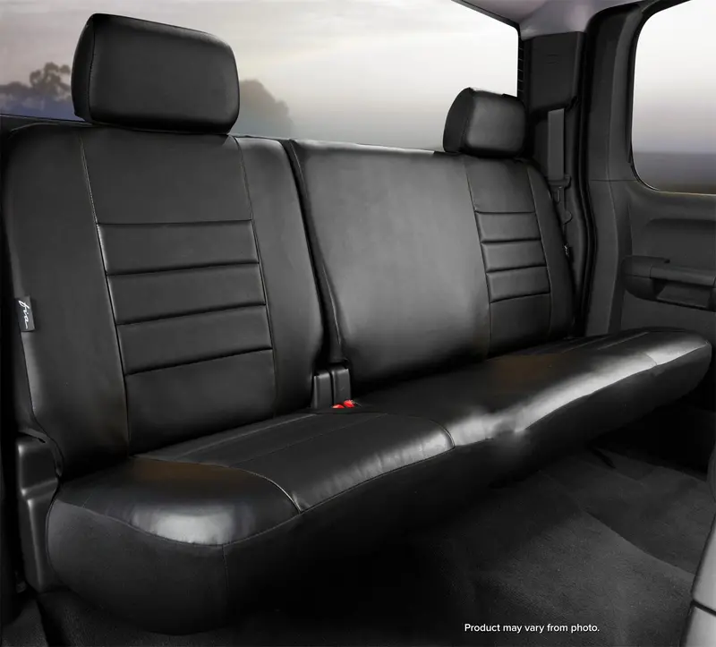 Fia Sl62-23 Black-On-Black Leatherlite Custom Seat Covers – Tailored Fit 1