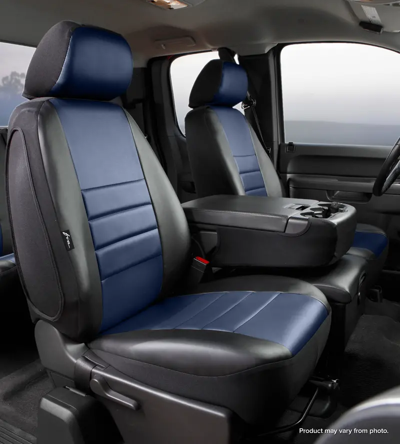 Fia Sl69-37 Blue Leatherlite Custom Seat Covers – Tailored Fit, Premium Vinyl-Look Material 1