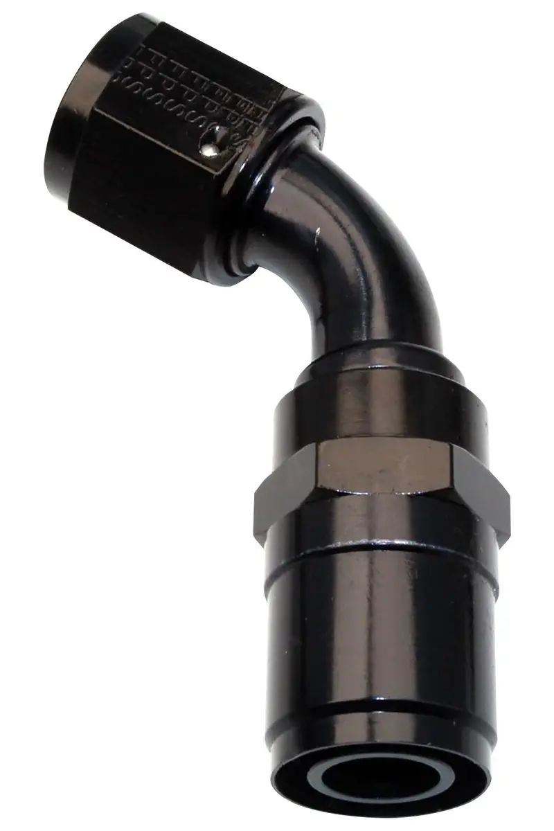 Fragola Race-Rite #6 Crimp-On Hose End – 45° Angle For High-Pressure Fuel & Brake Lines 1