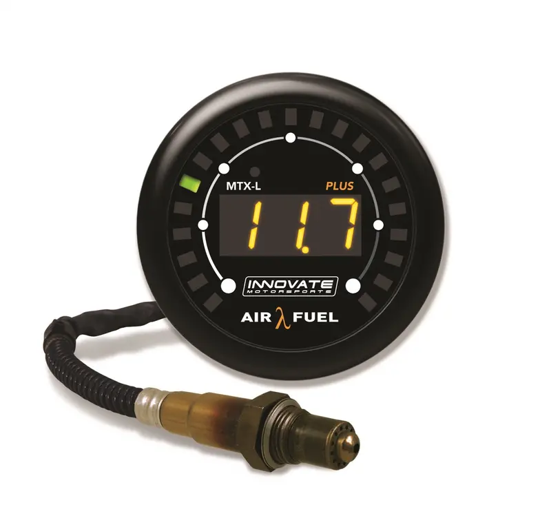 Innovate Motorsports 39180 Mtx-L Plus Air/Fuel Ratio Gauge Kit – 8-Foot Harness With Wideband O2 Sensor 1