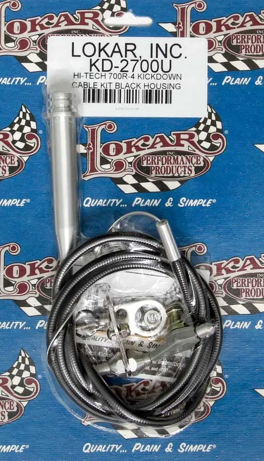 Lokar 700R4 Transmission Kickdown Cable Kit – Universal Fit 1