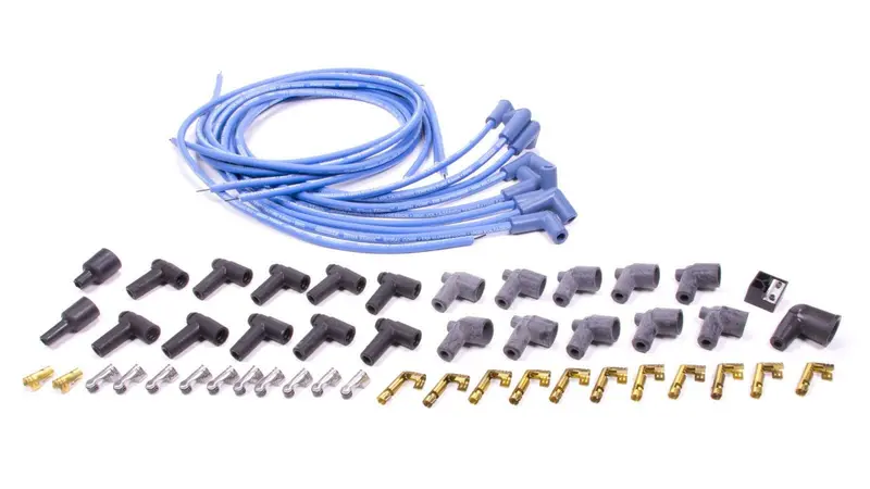 Moroso 73225 Blue Max Ignition Wire Set – High-Temp Silicone Jacket, Blue Color 1