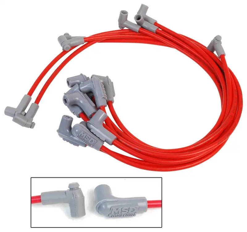 Msd 31249 Custom-Tuned Spark Plug Wire Set For Performance Ignition 1