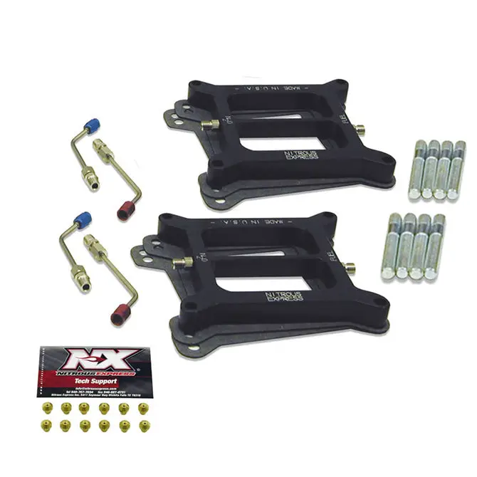 Nitrous Express Nx3024 Stage 6 Plate Conversion Kit – Dual Quad Holley 4150 Compatible 1