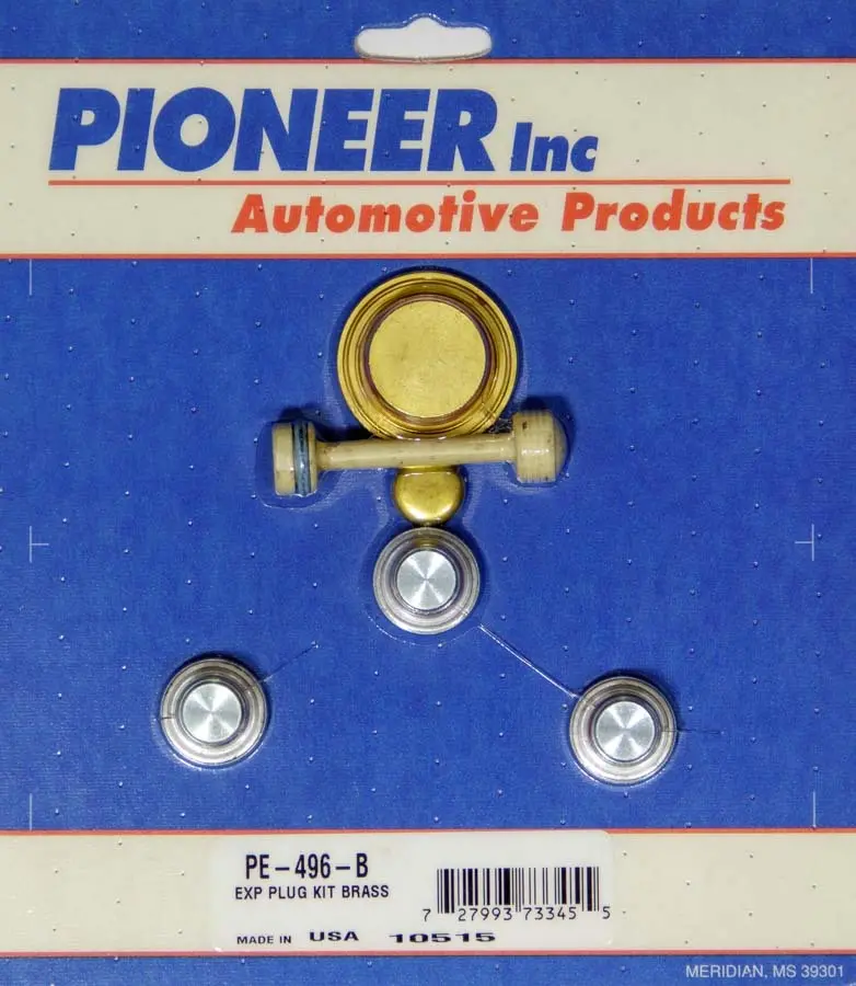 Pioneer Ls Freeze Plug Kit – Brass Replacement Set For Chevy Ls Engine Blocks (Pe-496-B) 1