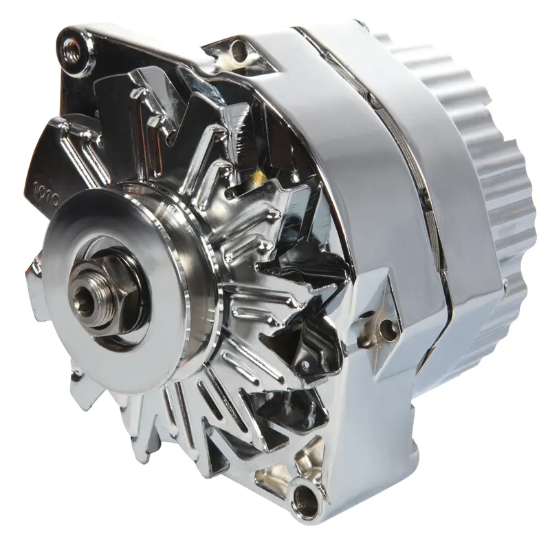 Proform 66445.14N Alternator 140 Amp Gm 1 Wire Style Machined Pulley Chrome Finish Proform 1