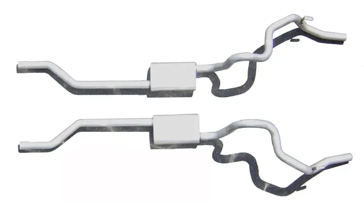 Pypes Performance Sgf31R Exhaust System – Crossmember-Back Dual Exit, 2.5" Stainless Steel, No X-Pipe 1