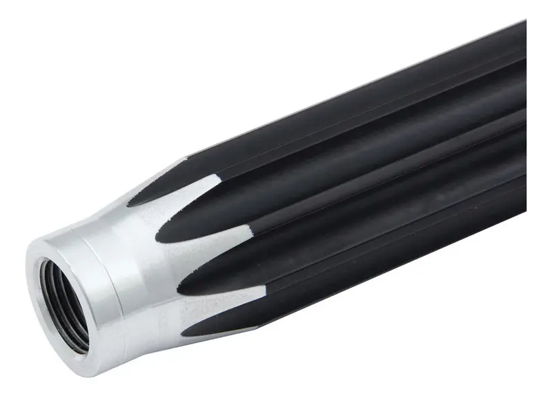 Quickcar Racing 5/8" Aluminum Scalloped Tubing – 19-Inch Length 1