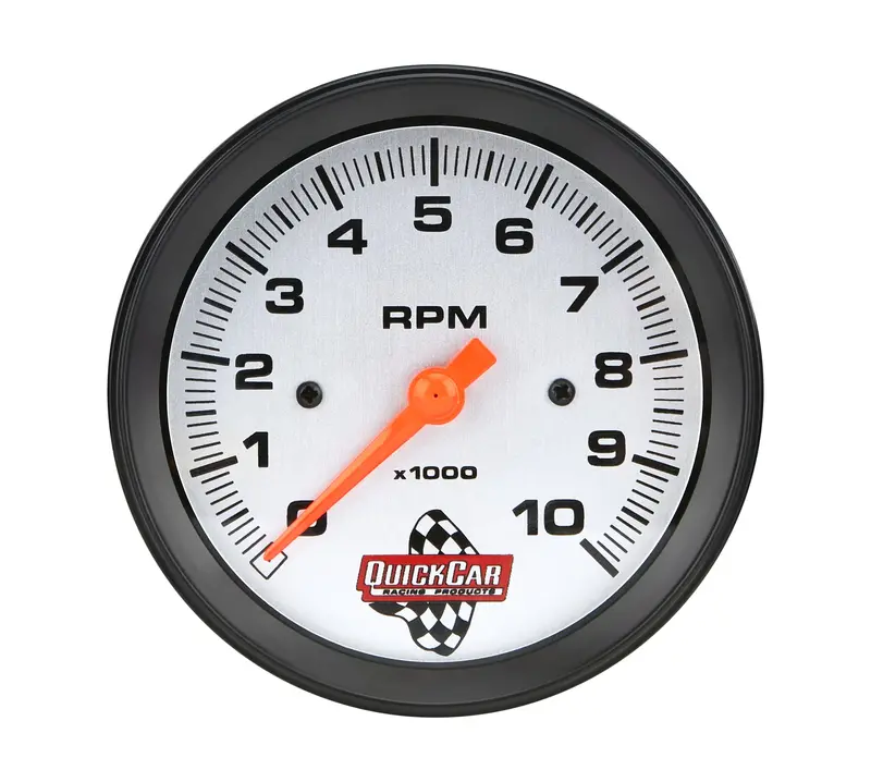 Quickcar Racing 611-6002 3-3/8" Analog Tachometer With Remote Recall Function 1