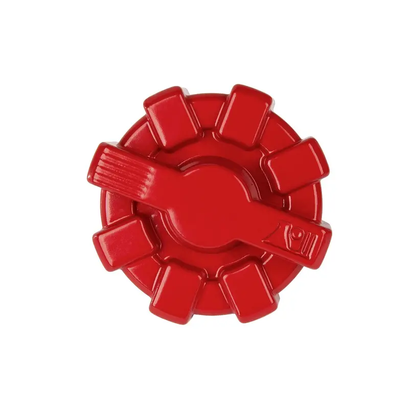Rugged Ridge 11229.12 Elite Aluminum Fuel Cap – Red Anodized Finish 1