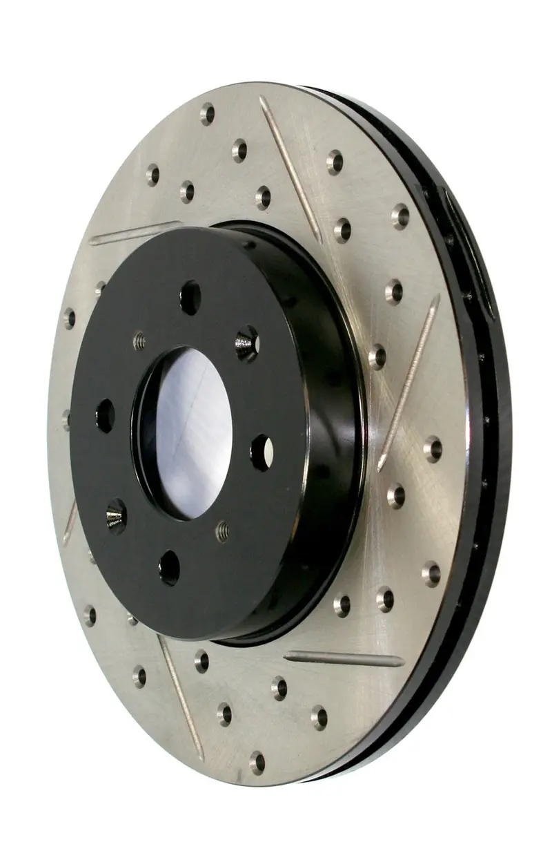Stoptech Sport Cryo-Treated Front Right Brake Rotor – Drilled & Slotted 1