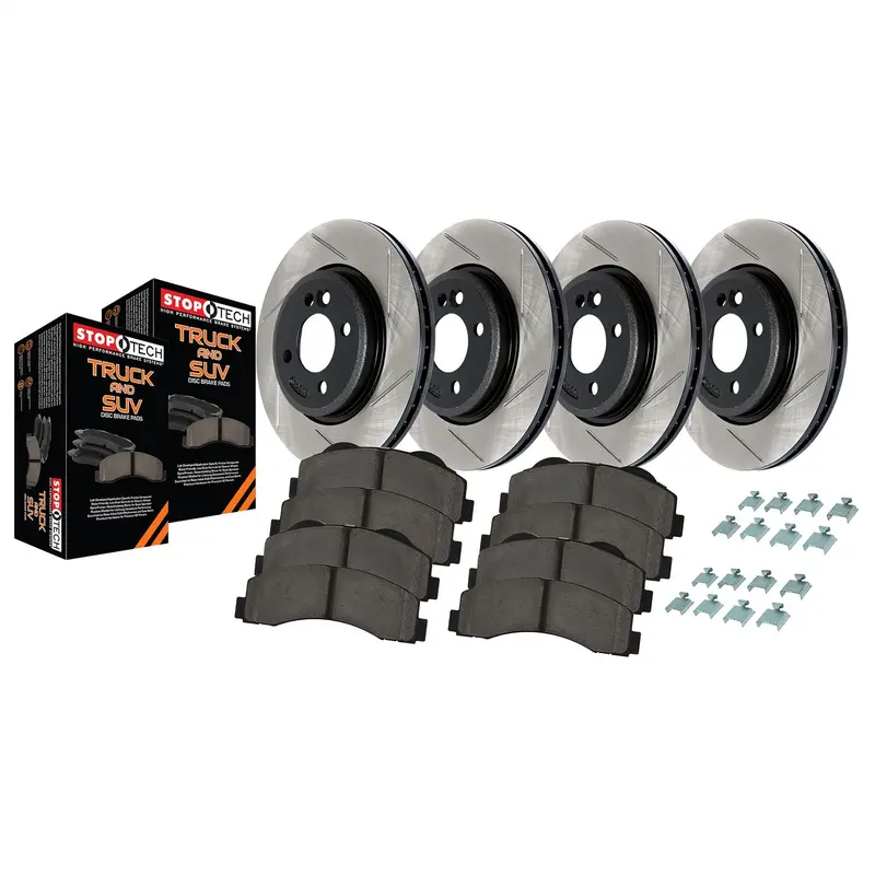 Stoptech Truck Axle Pack – Four-Wheel Slotted Brake Kit For Heavy-Duty Use 1