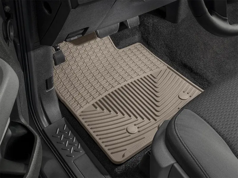 Weathertech All-Weather Floor Mats – Tan Custom-Fit Interior Protection 1